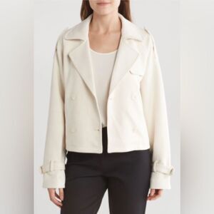 Rachel Roy Faux Suede Crop Jacket NWOT Size XL